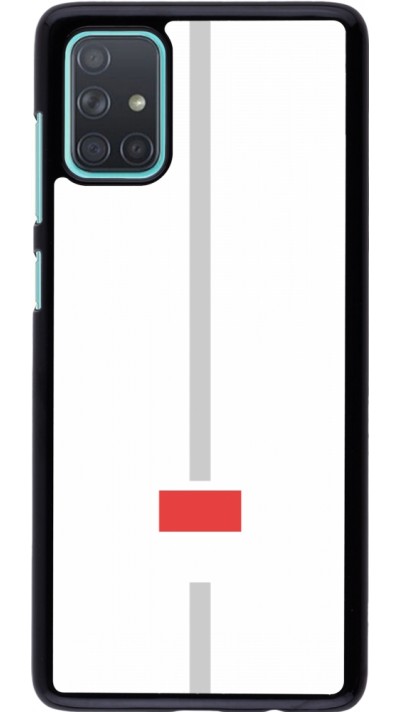 Samsung Galaxy A71 Case Hülle - Kanton SO weiss