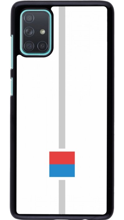 Samsung Galaxy A71 Case Hülle - Kanton TI weiss