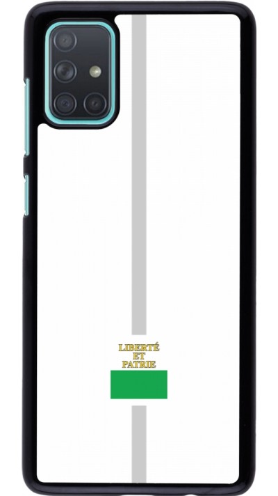 Samsung Galaxy A71 Case Hülle - Kanton VD weiss