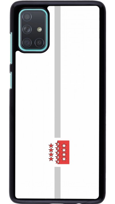 Samsung Galaxy A71 Case Hülle - Kanton VS weiss
