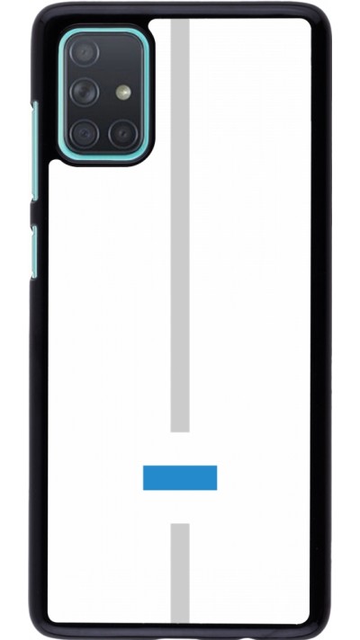 Samsung Galaxy A71 Case Hülle - Kanton ZG weiss