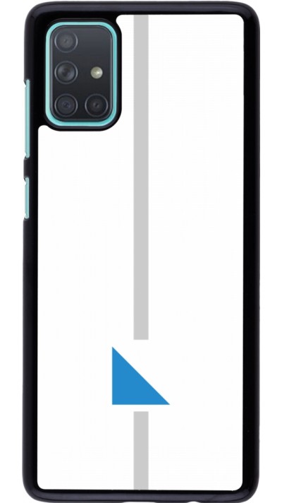 Samsung Galaxy A71 Case Hülle - Kanton ZH weiss