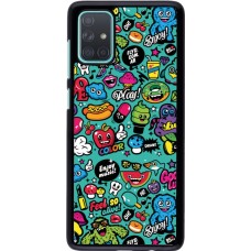 Samsung Galaxy A71 Case Hülle - Cartoons old school