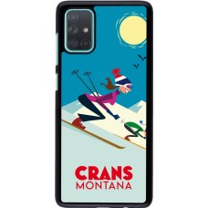 Samsung Galaxy A71 Case Hülle - Crans-Montana Ski Downhill