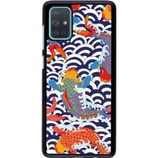 Samsung Galaxy A71 Case Hülle - Easter 2023 japanese fish