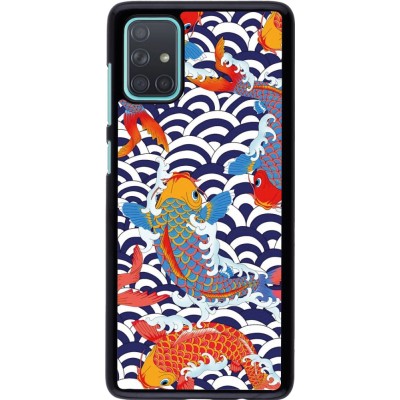 Samsung Galaxy A71 Case Hülle - Easter 2023 japanese fish