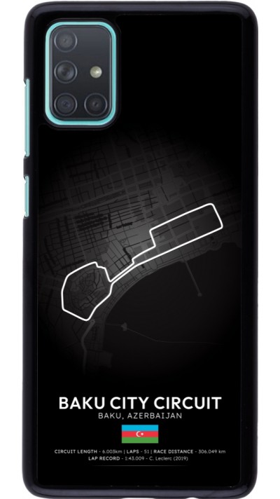 Samsung Galaxy A71 Case Hülle - F1 Track 2025 Azerbaijan