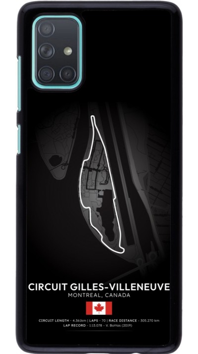 Samsung Galaxy A71 Case Hülle - F1 Track 2025 Canada