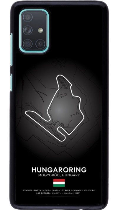 Samsung Galaxy A71 Case Hülle - F1 Track 2025 Hungary