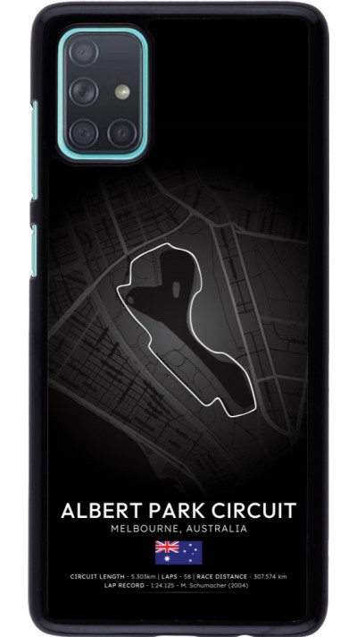 Samsung Galaxy A71 Case Hülle - F1 Track 2025 Melbourne