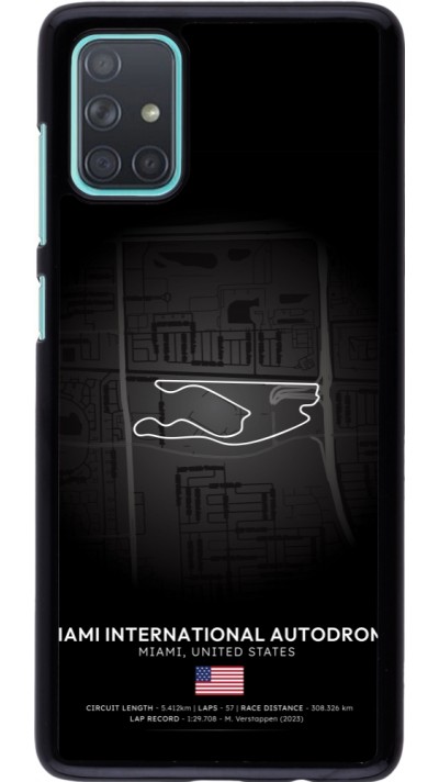 Samsung Galaxy A71 Case Hülle - F1 Track 2025 Miami