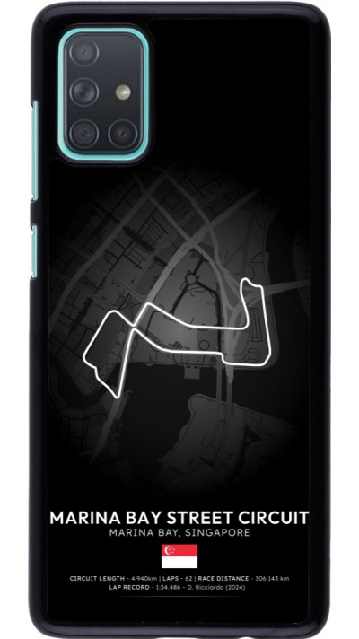 Samsung Galaxy A71 Case Hülle - F1 Track 2025 Singapore