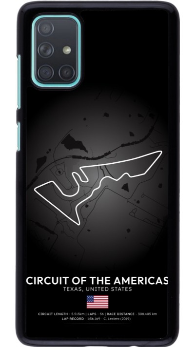 Samsung Galaxy A71 Case Hülle - F1 Track 2025 United States