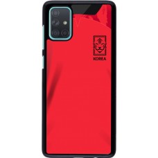 Samsung Galaxy A71 Case Hülle - Südkorea 2022 personalisierbares Fussballtrikot