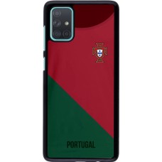 Samsung Galaxy A71 Case Hülle - Fussballtrikot Portugal2022