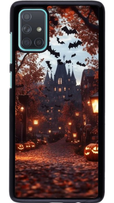 Samsung Galaxy A71 Case Hülle - Halloween 2025 Haunted house