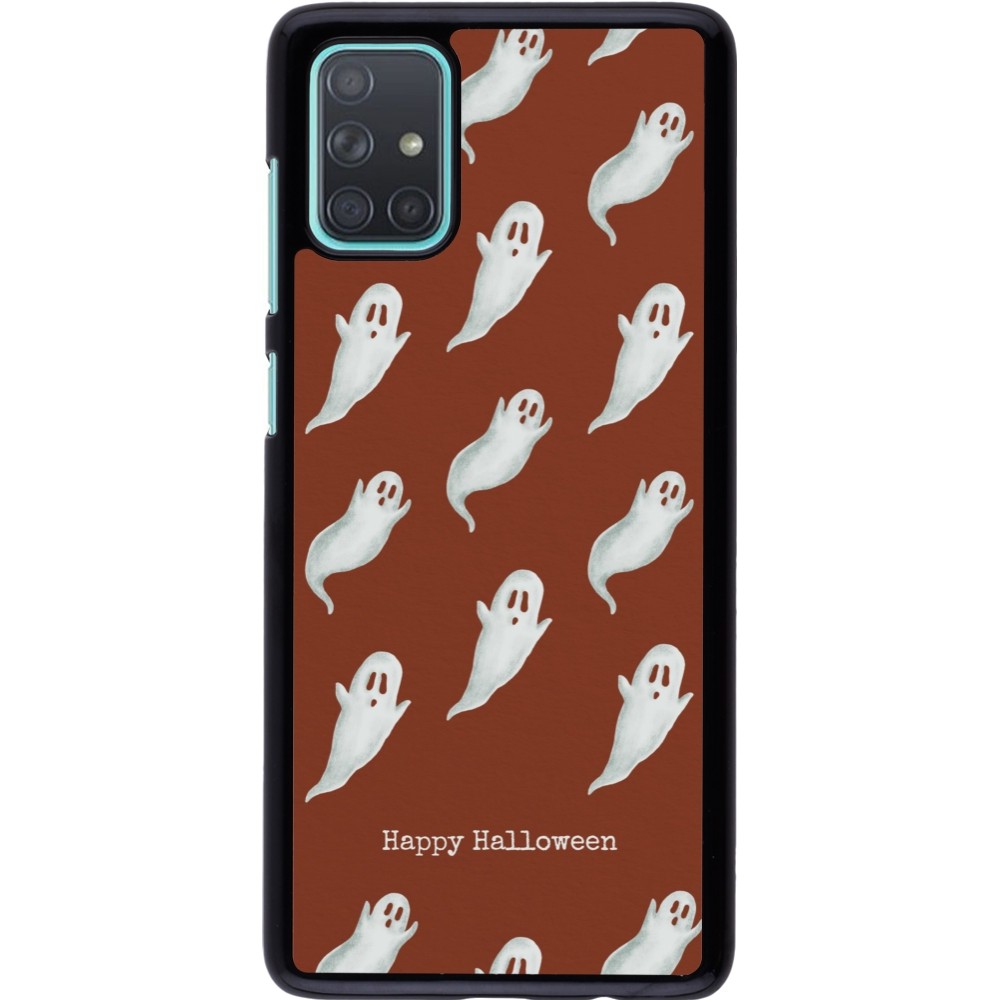 Samsung Galaxy A71 Case Hülle - Halloween 2025 Pattern of ghosts