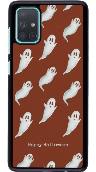 Samsung Galaxy A71 Case Hülle - Halloween 2025 Pattern of ghosts