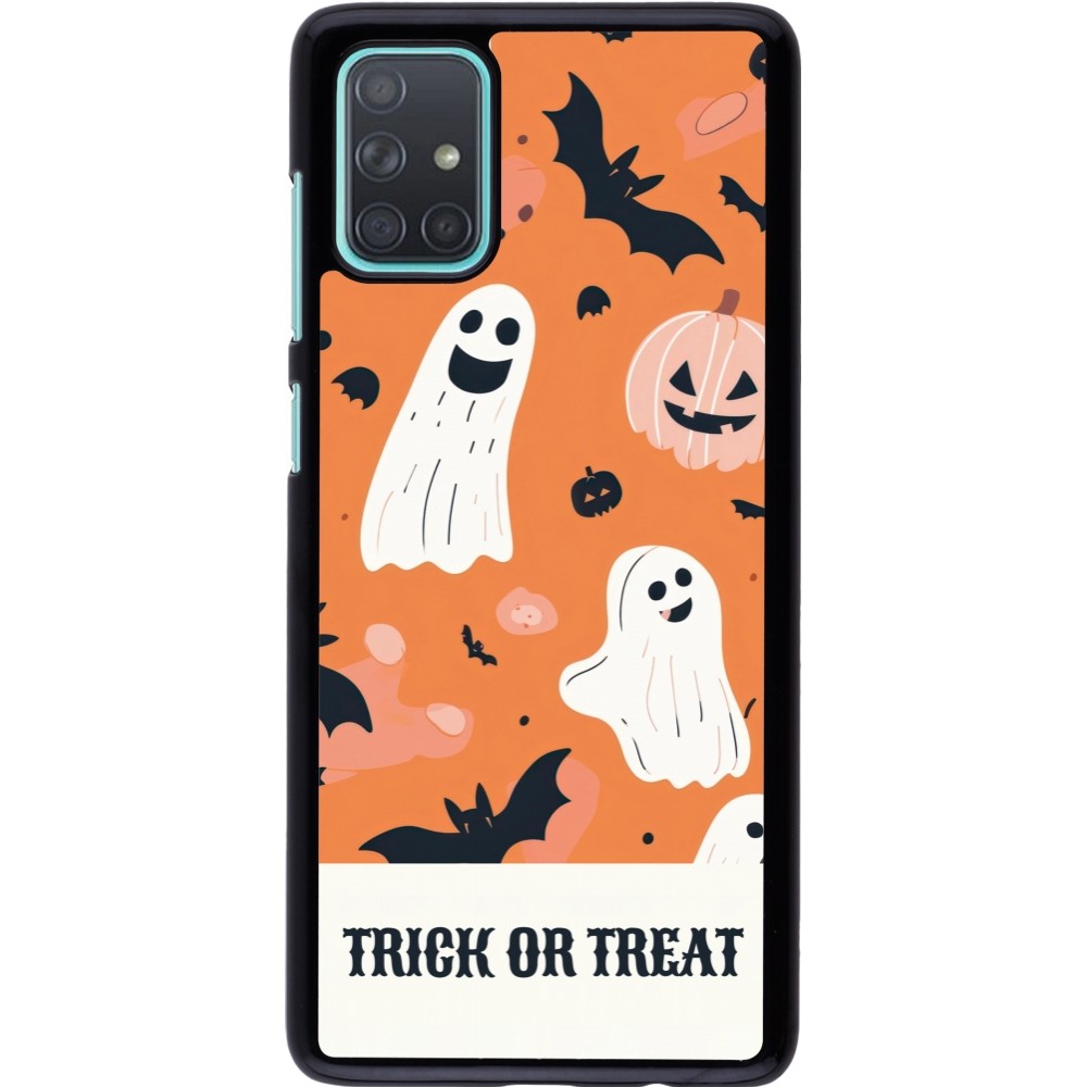 Samsung Galaxy A71 Case Hülle - Halloween 2025 Trick treat