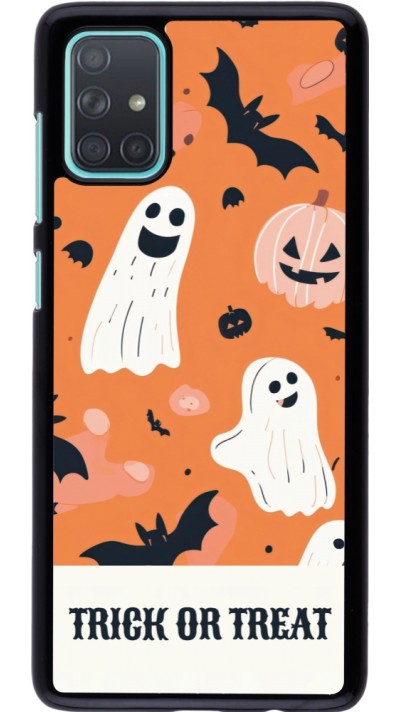 Samsung Galaxy A71 Case Hülle - Halloween 2025 Trick treat