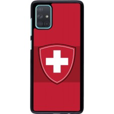 Samsung Galaxy A71 Case Hülle - Hockey World Championship Ecusson Suisse
