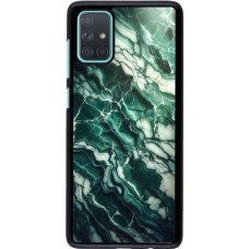 Samsung Galaxy A71 Case Hülle - Majestätischer grüner Marmor