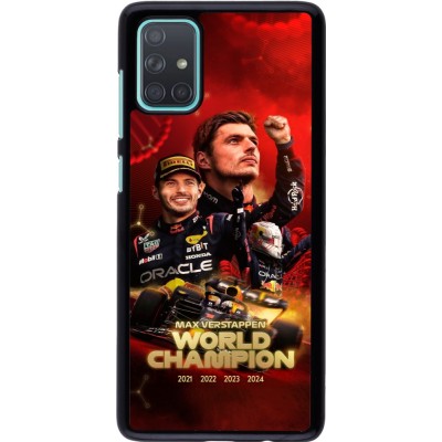Samsung Galaxy A71 Case Hülle - Max Verstappen Champion 2023