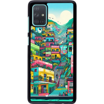 Samsung Galaxy A71 Case Hülle - Medellin Comuna 13 Kunst