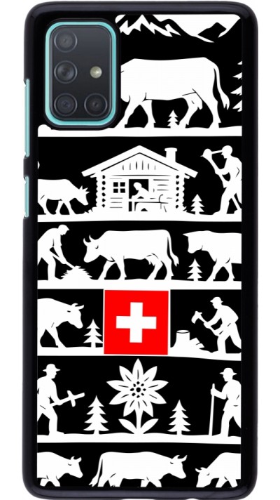 Samsung Galaxy A71 Case Hülle - Poya Schweiz 1 schwarz