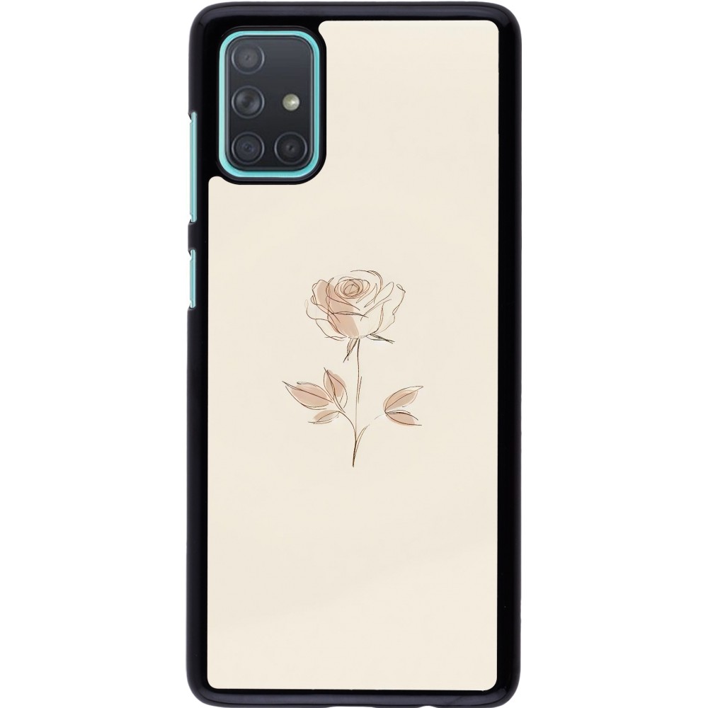 Samsung Galaxy A71 Case Hülle - Rosa Sand Minimalistisch