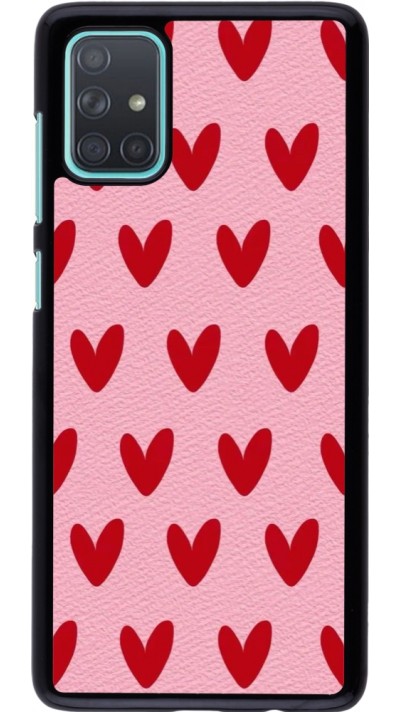 Samsung Galaxy A71 Case Hülle - Saint Valentines Day 26 Pattern heart