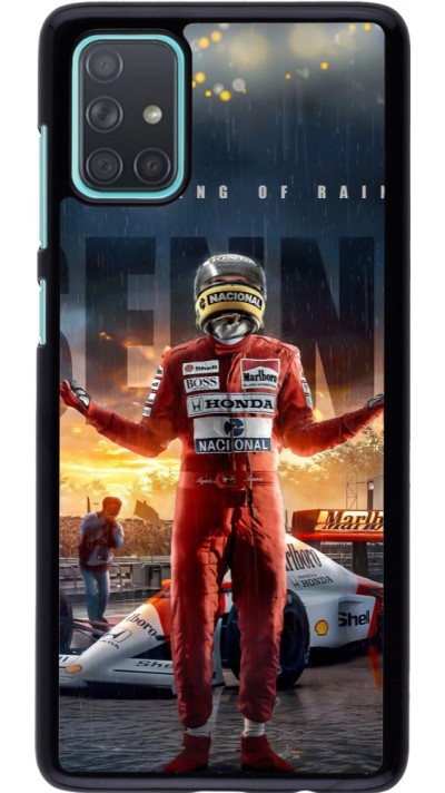Samsung Galaxy A71 Case Hülle - Senna The King of Rain