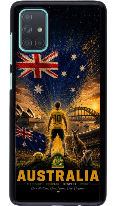 Coque Samsung Galaxy A71 - Football Australie splash 2026
