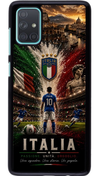 Coque Samsung Galaxy A71 - Football Italie splash 2026