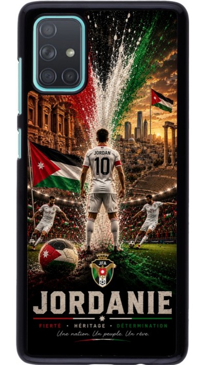 Coque Samsung Galaxy A71 - Football Jordanie splash 2026