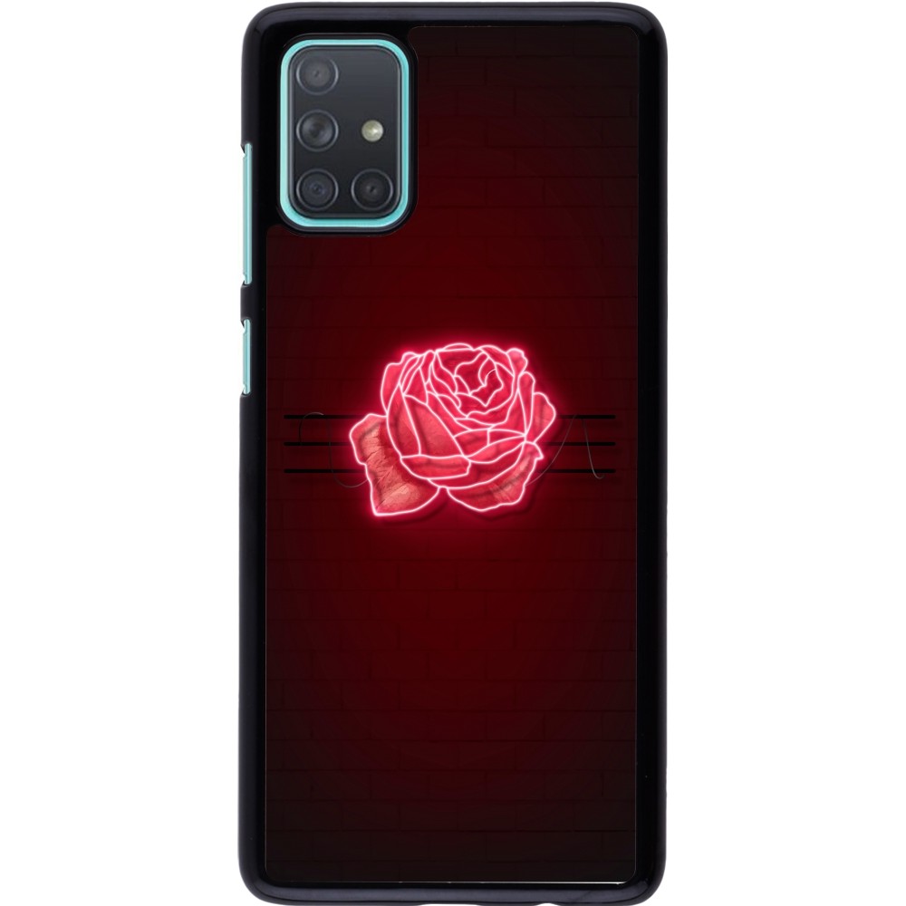 Samsung Galaxy A71 Case Hülle - Spring 23 neon rose