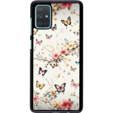Samsung Galaxy A71 Case Hülle - Frühling 25 Leichte Schmetterlinge