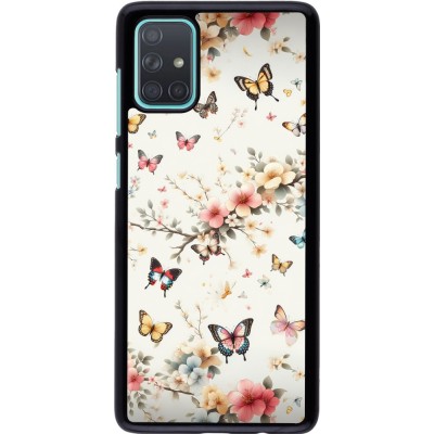 Samsung Galaxy A71 Case Hülle - Frühling 25 Leichte Schmetterlinge