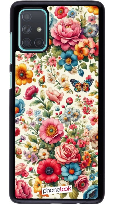 Samsung Galaxy A71 Case Hülle - Spring 25 fruehling bluetend