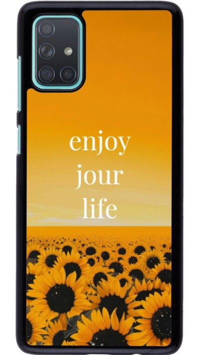 Samsung Galaxy A71 Case Hülle - Summer 2025 Enjoy your life