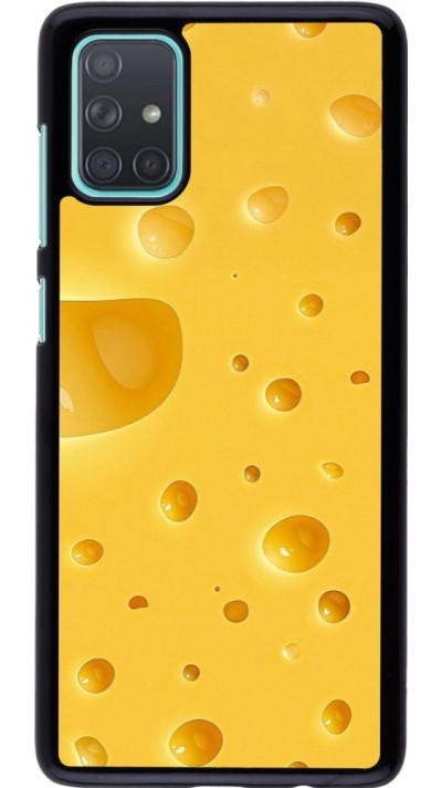 Samsung Galaxy A71 Case Hülle -  Nationalfeiertag Schweiz Cheese
