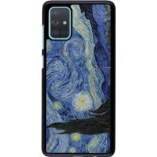 Samsung Galaxy A71 Case Hülle - Kunstbild - Sternennacht - Van Gogh