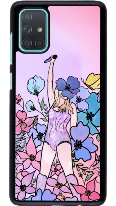 Samsung Galaxy A71 Case Hülle - Taylor Swift Sketch - Pink