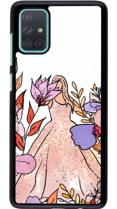 Samsung Galaxy A71 Case Hülle - Taylor Swift Sketch - White