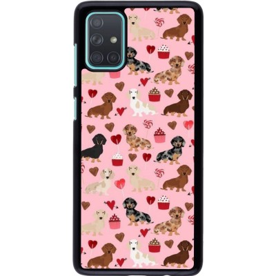 Samsung Galaxy A71 Case Hülle - Valentine 2024 puppy love