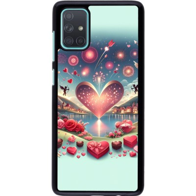 Samsung Galaxy A71 Case Hülle - Valentin 2025 Schick