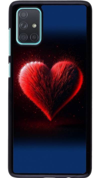 Samsung Galaxy A71 Case Hülle - Valentin 2025 rotes Herz