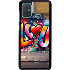 Samsung Galaxy A71 Case Hülle - Valentin 2025 Liebe U Tag