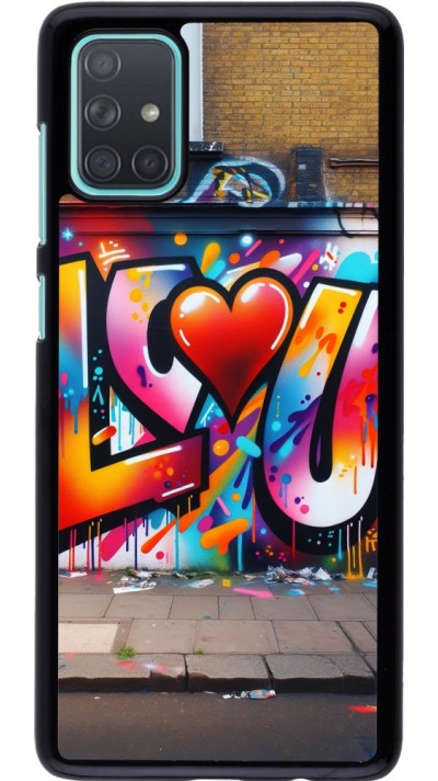 Samsung Galaxy A71 Case Hülle - Valentin 2025 Liebe U Tag