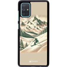 Samsung Galaxy A71 Case Hülle - Vintage Skiberg
